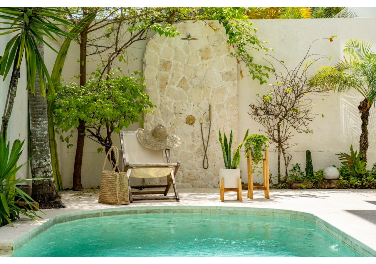 Support de Plante Chalk High - Béton Naturel - Grand - JABR043ConN-L - Bazar Bizar