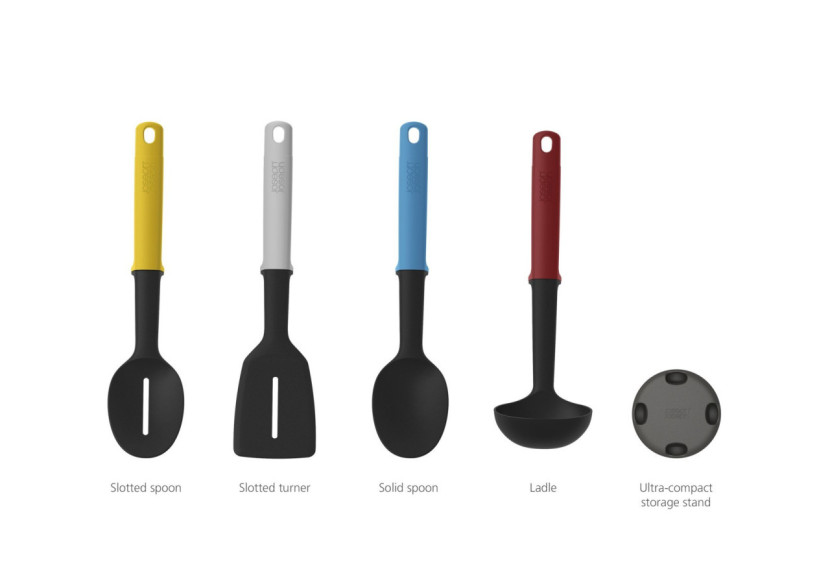 Set d'Aide Culinaire Elevate Slim - 4 pièces avec support - JJ 004892 - Joseph Joseph Set d'Aide Culinaire Elevate Slim - 4 pièces avec support - JJ 004892 - Joseph Joseph