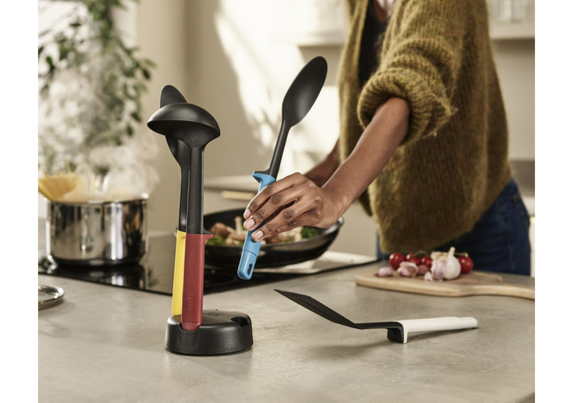 Set d'Aide Culinaire Elevate Slim - 4 pièces avec support - JJ 004892 - Joseph Joseph Set d'Aide Culinaire Elevate Slim - 4 pièces avec support - JJ 004892 - Joseph Joseph