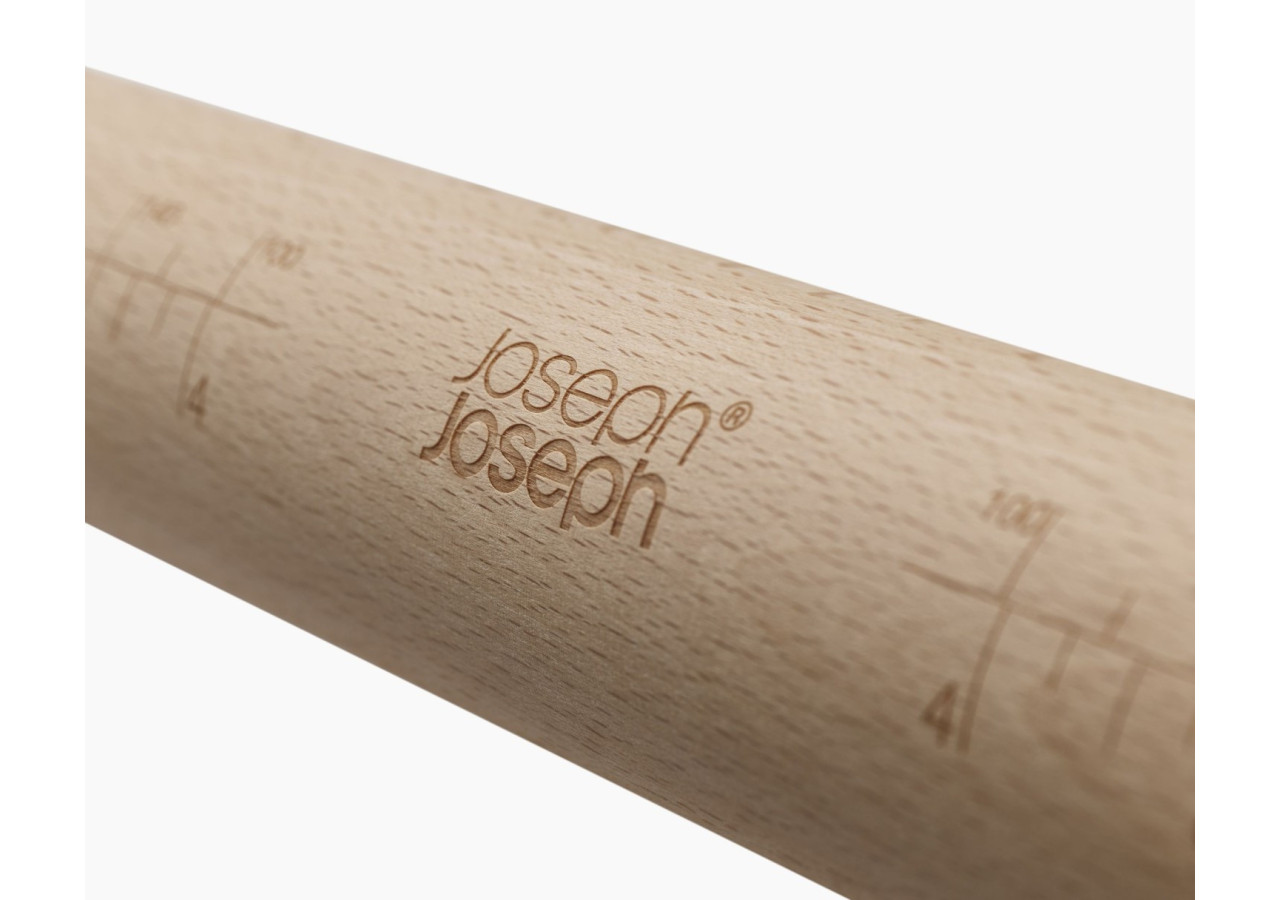 Rouleau à Pâtisserie PrecisionPin - Réglable avec 5 Anneaux - JJ 005714 - Joseph Joseph