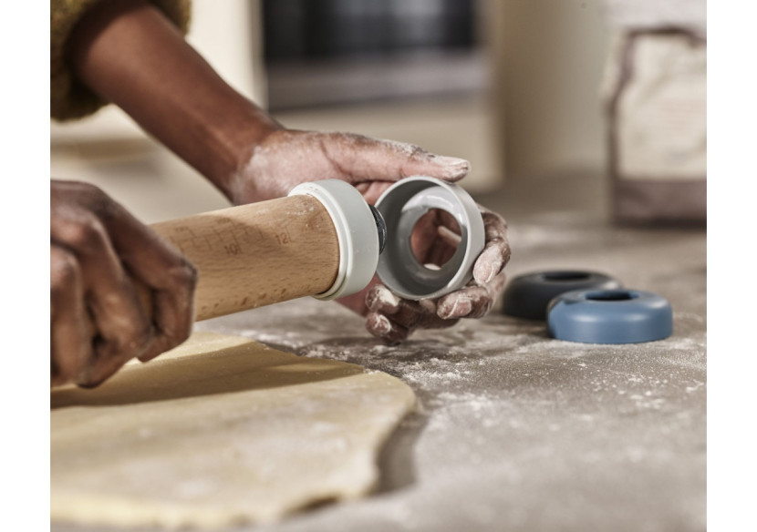 Rouleau à Pâtisserie PrecisionPin - Réglable avec 5 Anneaux - JJ 005714 - Joseph Joseph Rouleau à Pâtisserie PrecisionPin - Réglable avec 5 Anneaux - JJ 005714 - Joseph Joseph