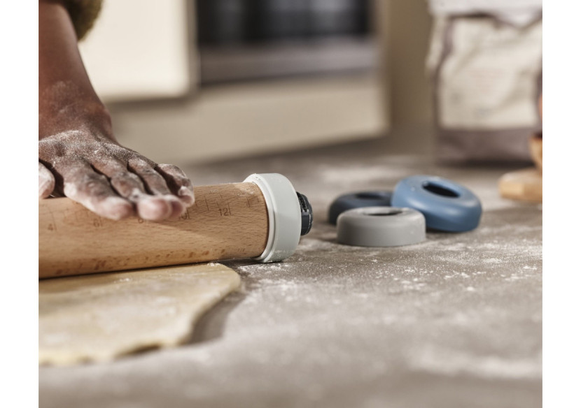 Rouleau à Pâtisserie PrecisionPin - Réglable avec 5 Anneaux - JJ 005714 - Joseph Joseph Rouleau à Pâtisserie PrecisionPin - Réglable avec 5 Anneaux - JJ 005714 - Joseph Joseph