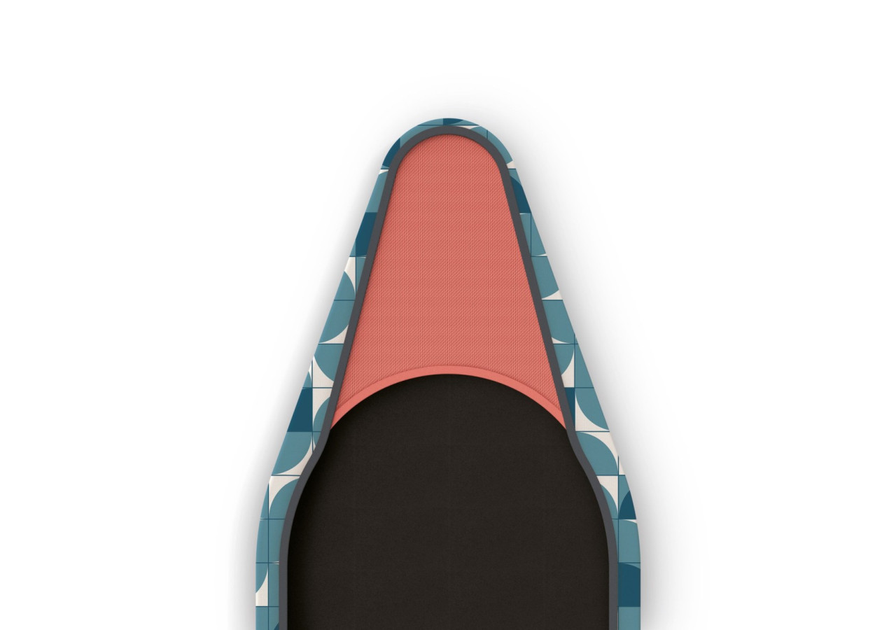 Housse de planche à repasser Flexa - 135 cm, Design Mosaic Bleu - JJ 005523 - Joseph Joseph