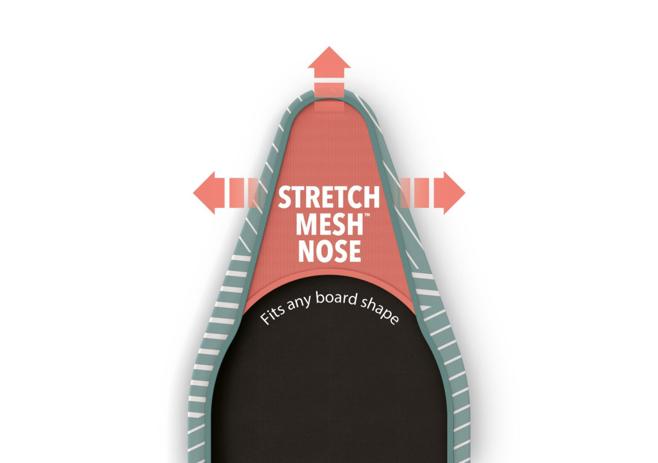 Housse de planche à repasser Flexa - 135 cm, Design Rayures - JJ 005417 - Joseph Joseph