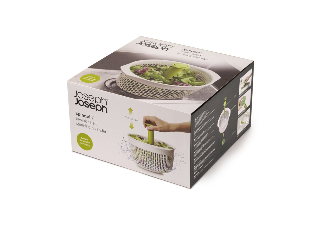 Spindola - Centrifugeuse à salade et passoire multifonction - JJ 004946 - Joseph Joseph