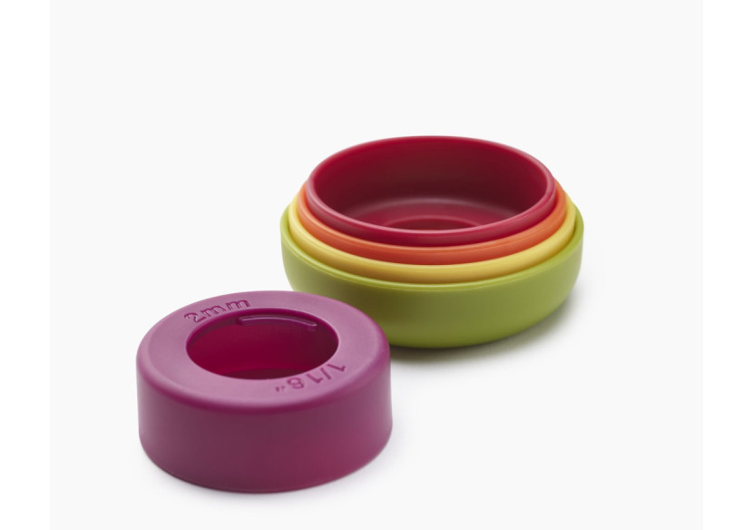 Rouleau à pâtisserie PrecisionPin - Réglable avec 5 anneaux - JJ 005707 - Joseph Joseph Rouleau à pâtisserie PrecisionPin - Réglable avec 5 anneaux - JJ 005707 - Joseph Joseph