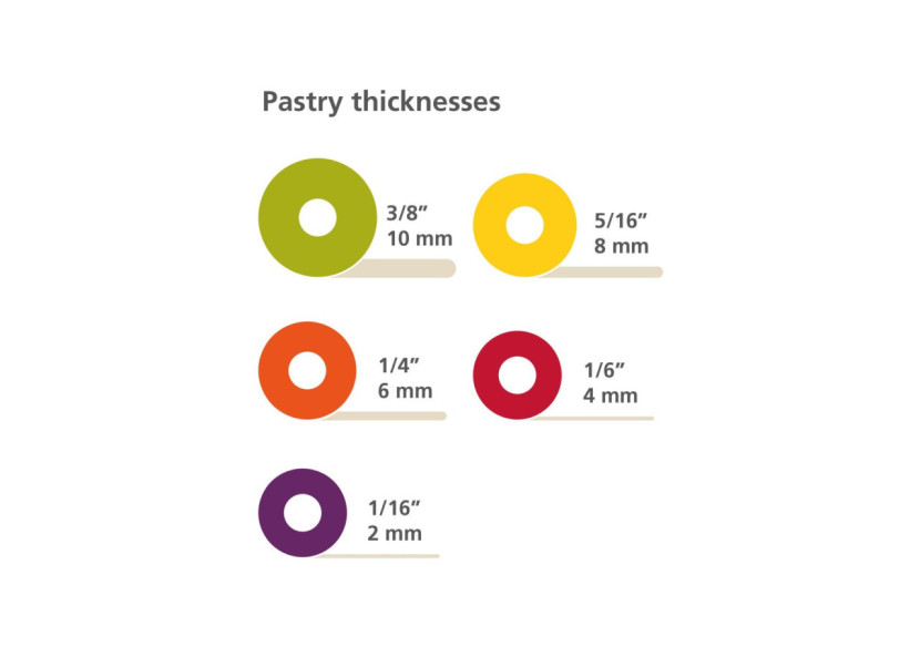 Rouleau à pâtisserie PrecisionPin - Réglable avec 5 anneaux - JJ 005707 - Joseph Joseph Rouleau à pâtisserie PrecisionPin - Réglable avec 5 anneaux - JJ 005707 - Joseph Joseph