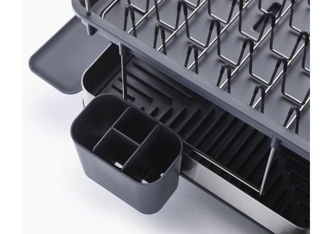 Égouttoir Excel à 2 Niveaux - Gain de Place, Gris - JJ 004786 - Joseph Joseph