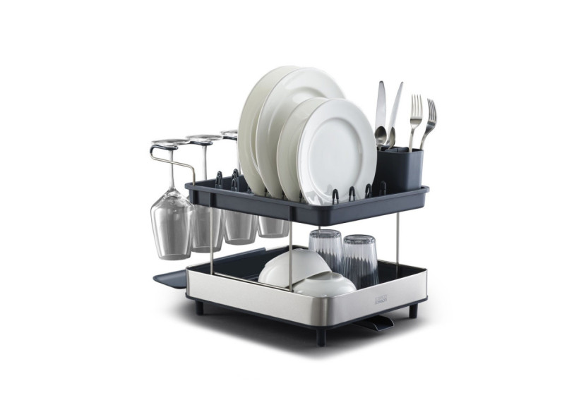 Égouttoir Excel à 2 Niveaux - Gain de Place, Gris - JJ 004786 - Joseph Joseph Égouttoir Excel à 2 Niveaux - Gain de Place, Gris - JJ 004786 - Joseph Joseph