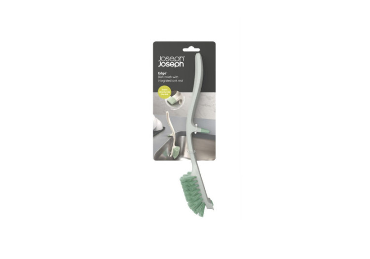 Brosse à Vaisselle Edge avec Support Gouttière - Efficace, Bleue - JJ 005691 - Joseph Joseph 2