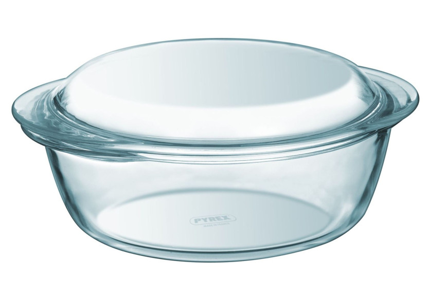 Plat de Cuisson Rond Essentials avec Couvercle - 2,4 Litres - PY 269261 - Pyrex