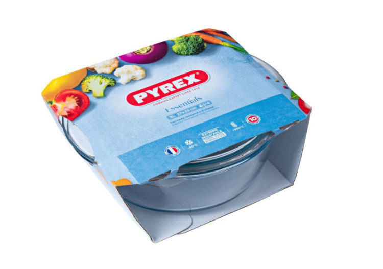 Plat de Cuisson Rond Essentials avec Couvercle - 2,4 Litres - PY 269261 - Pyrex 2