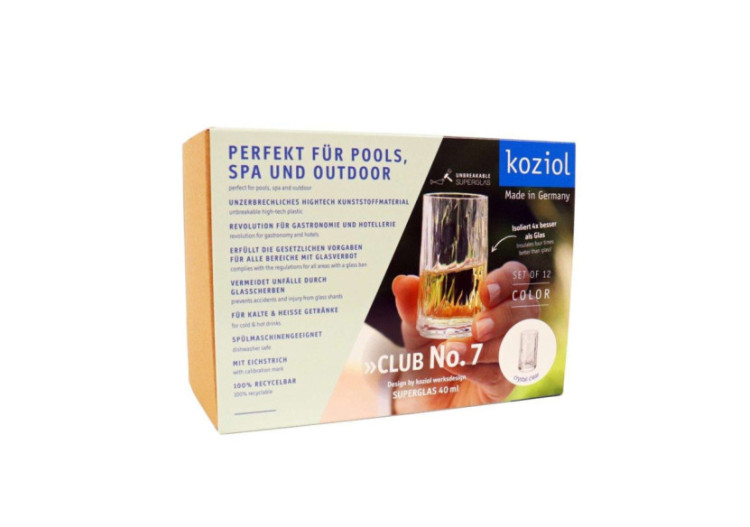Set de 12 Verres à Shot Club No. 07 - 40 ml - KZ 441879 - Koziol 2