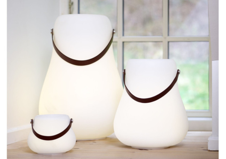 Pot de fleurs L avec LED multicolore - 34 cm et haut-parleur Bluetooth - ND 103458 - Nordic D'luxx 2