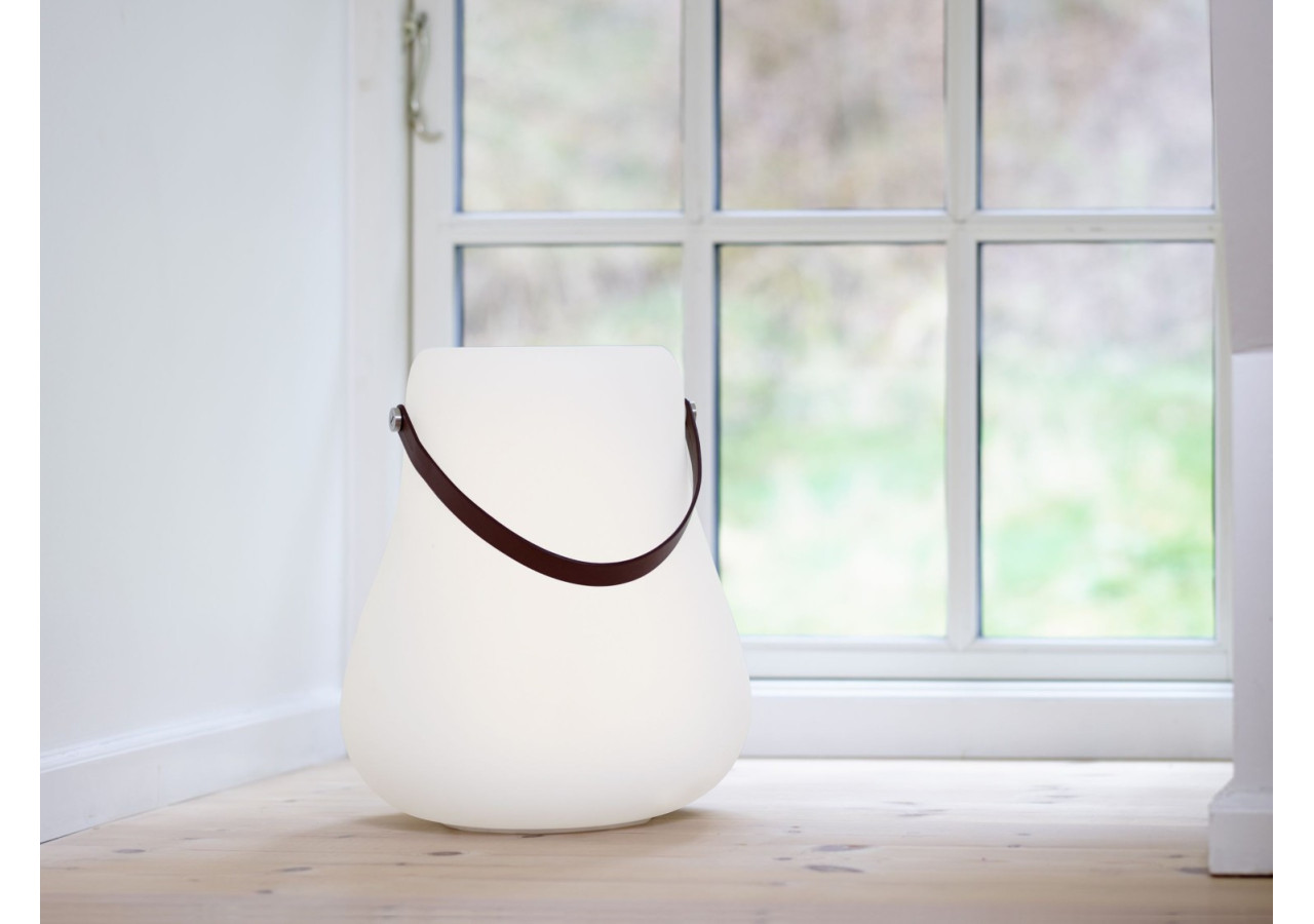 Pot de fleurs L avec LED multicolore - 34 cm et haut-parleur Bluetooth - ND 103458 - Nordic D'luxx