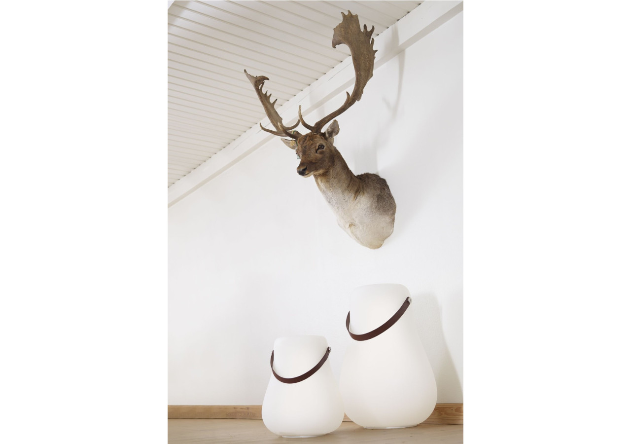 Pot de fleurs L avec LED multicolore - 34 cm et haut-parleur Bluetooth - ND 103458 - Nordic D'luxx