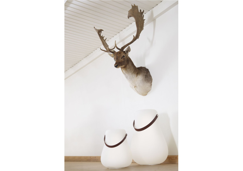 Pot de fleurs L avec LED multicolore - 34 cm et haut-parleur Bluetooth - ND 103458 - Nordic D'luxx