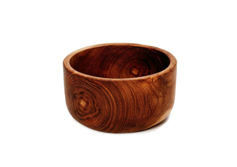 Bol à Salade en Racine de Teck - Petite Taille - BASU300-S - Bazar Bizar