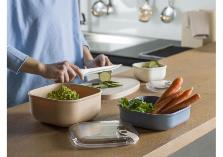 Lunchbox Pull Box - Carrée, basse, 1 litre - OM 342375 - Omada 2