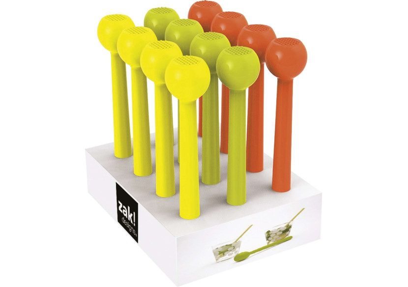 Coffret de 12 pilons à cocktail - POS Display - ZK 2182-R - Zak!Designs Coffret de 12 pilons à cocktail - POS Display - ZK 2182-R - Zak!Designs