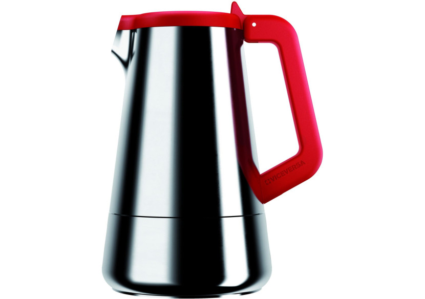 Cafetière Caffeina 4 Tasses - Design Élégant en Aluminium - VI 122312 - Vice Versa