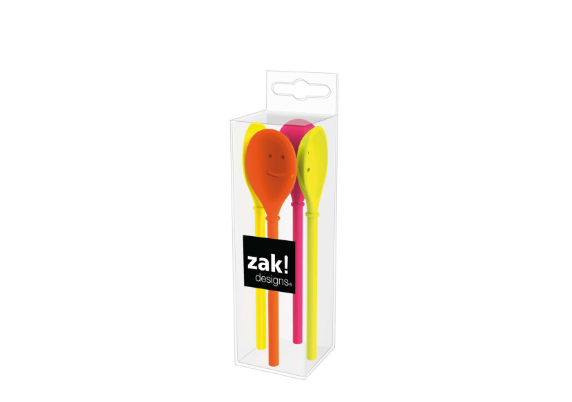 Cuillère Outdoor Happy Spoon - Set de 4 Colorées - ZK 2166-8 - Zak!Designs