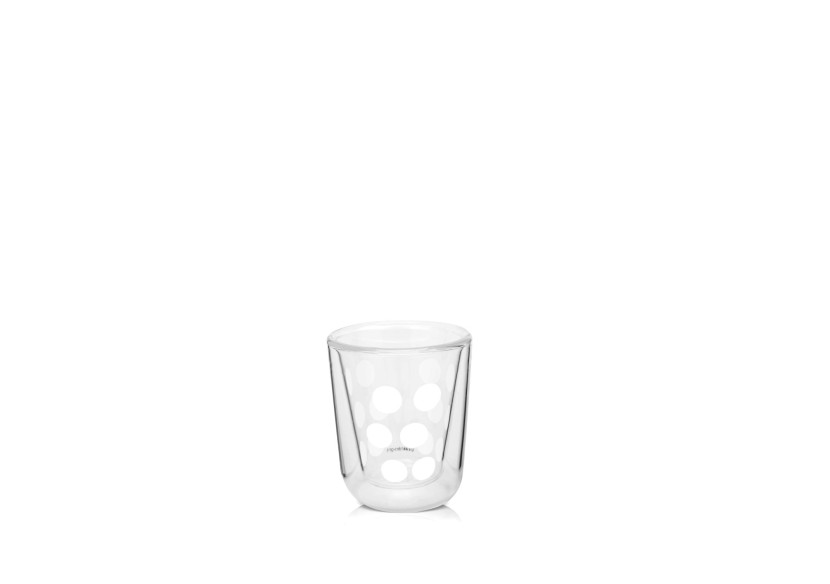 Verre Espresso Dot Dot - Double Paroi 75 ml - ZK 1358-4 - Zak!Designs Verre Espresso Dot Dot - Double Paroi 75 ml - ZK 1358-4 - Zak!Designs