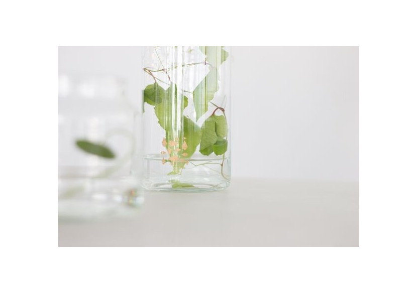 Verre Drinken S - Fait Main en Or et Forêt, 10 x 11 cm - TD 016815 - TAK Design