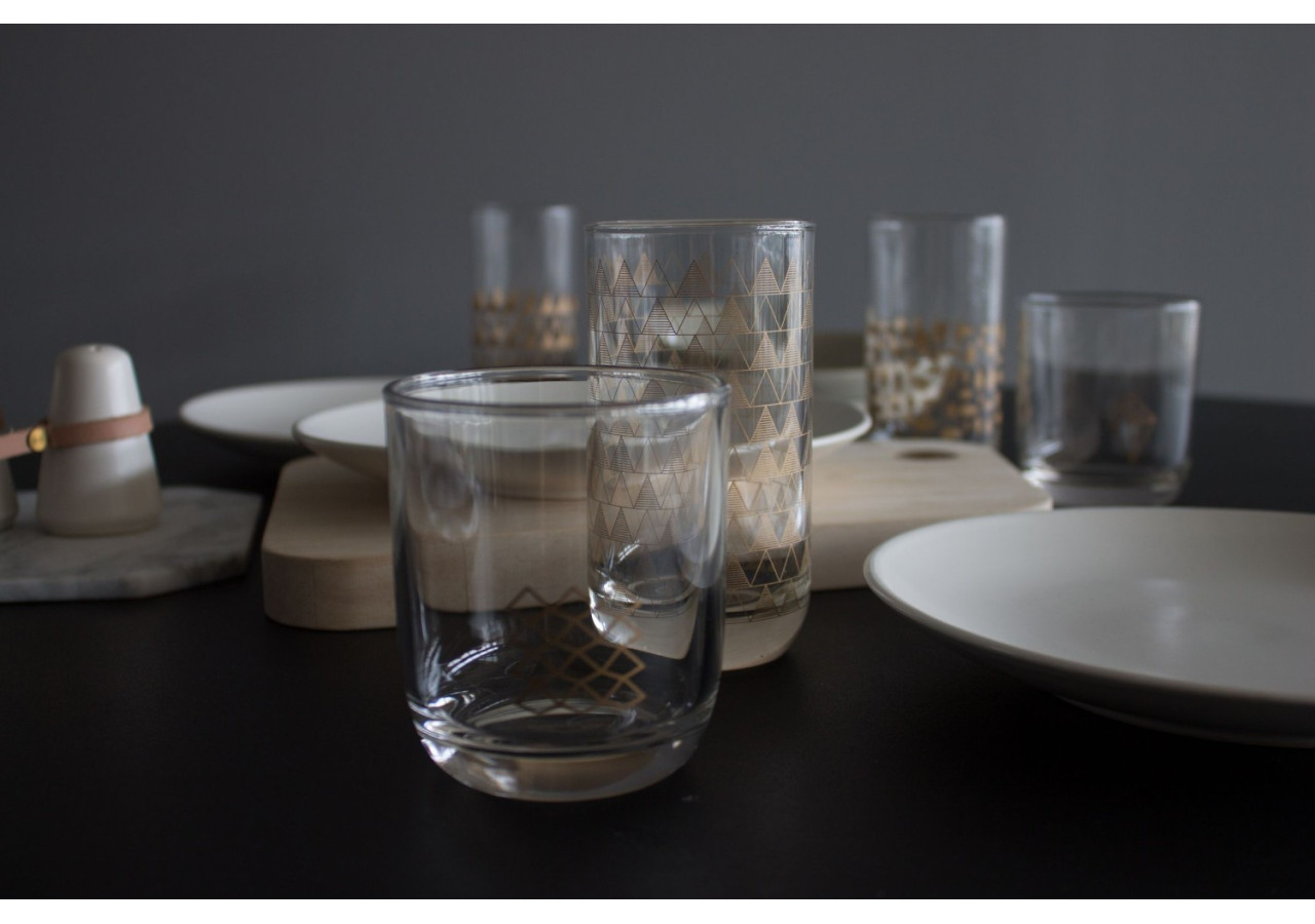 Verre Drinken Haut Geo - Design Écologique - TD 016471 - TAK Design
