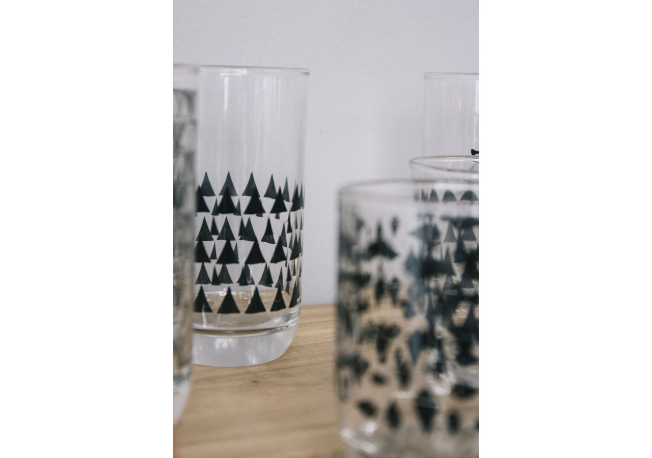 Verre Drinken Haut Geo - Design Écologique - TD 016471 - TAK Design