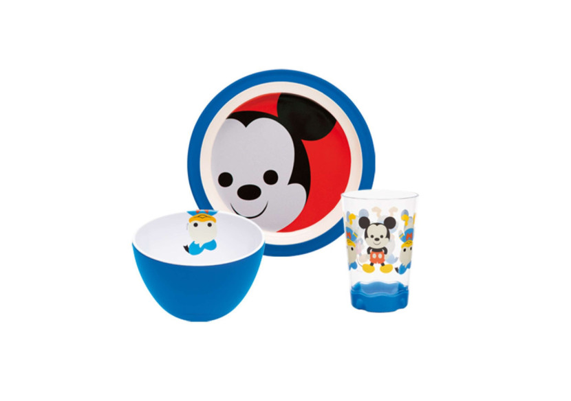 Set de Petit Déjeuner Disney Mickey - 3 pièces colorées - ZK MMLW-0 - Zak!Designs Set de Petit Déjeuner Disney Mickey - 3 pièces colorées - ZK MMLW-0 - Zak!Designs