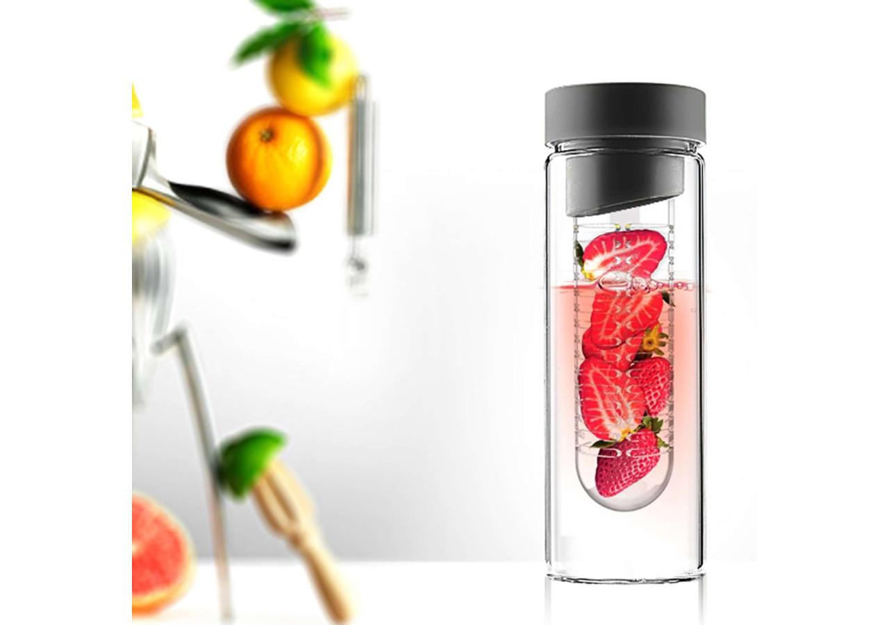 Bouteille Infuseur Flavour It Pure 480 ml - Santé et style - AN 002434 - Asobu