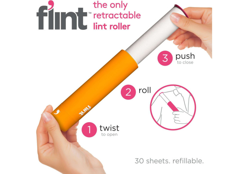 Rouleau Adhésif Classic - Éliminateur de Poussière et Peluches - FL 005550 - Flint