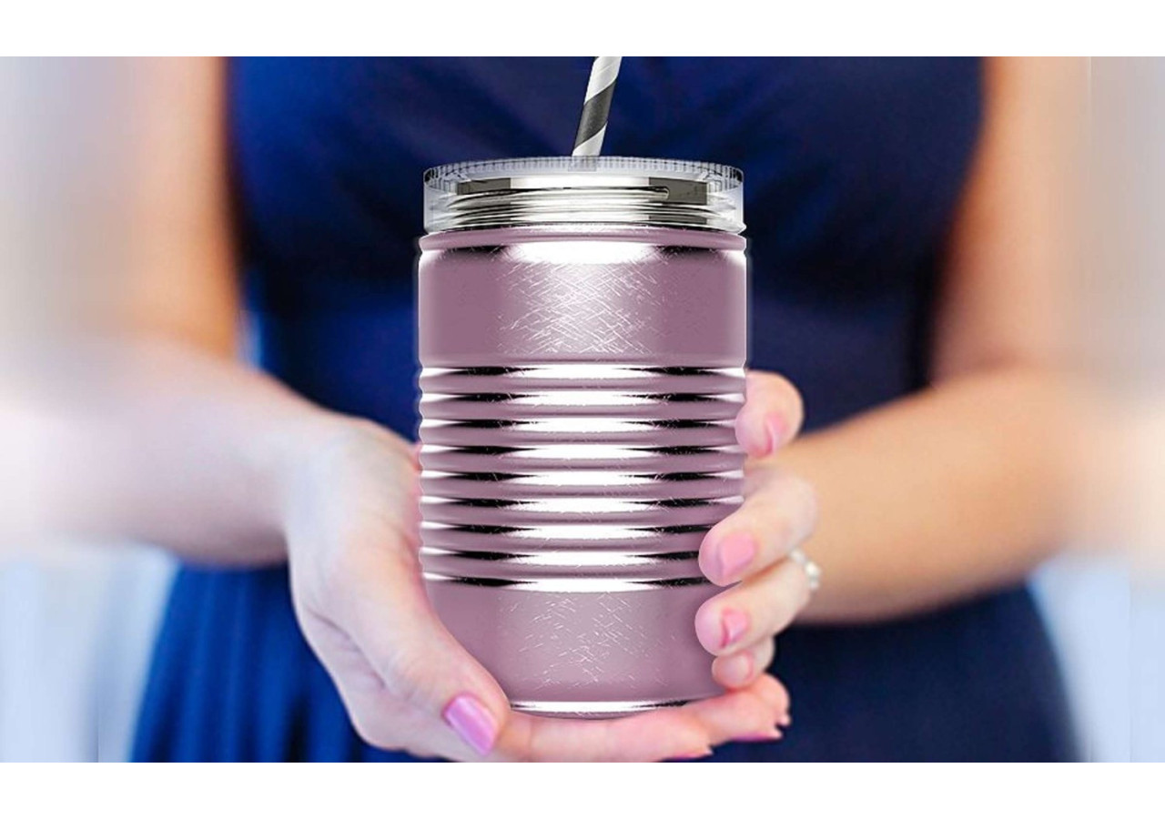 Mason Jar I Can - 540 ml en Acier Inoxydable - AN 009198 - Asobu