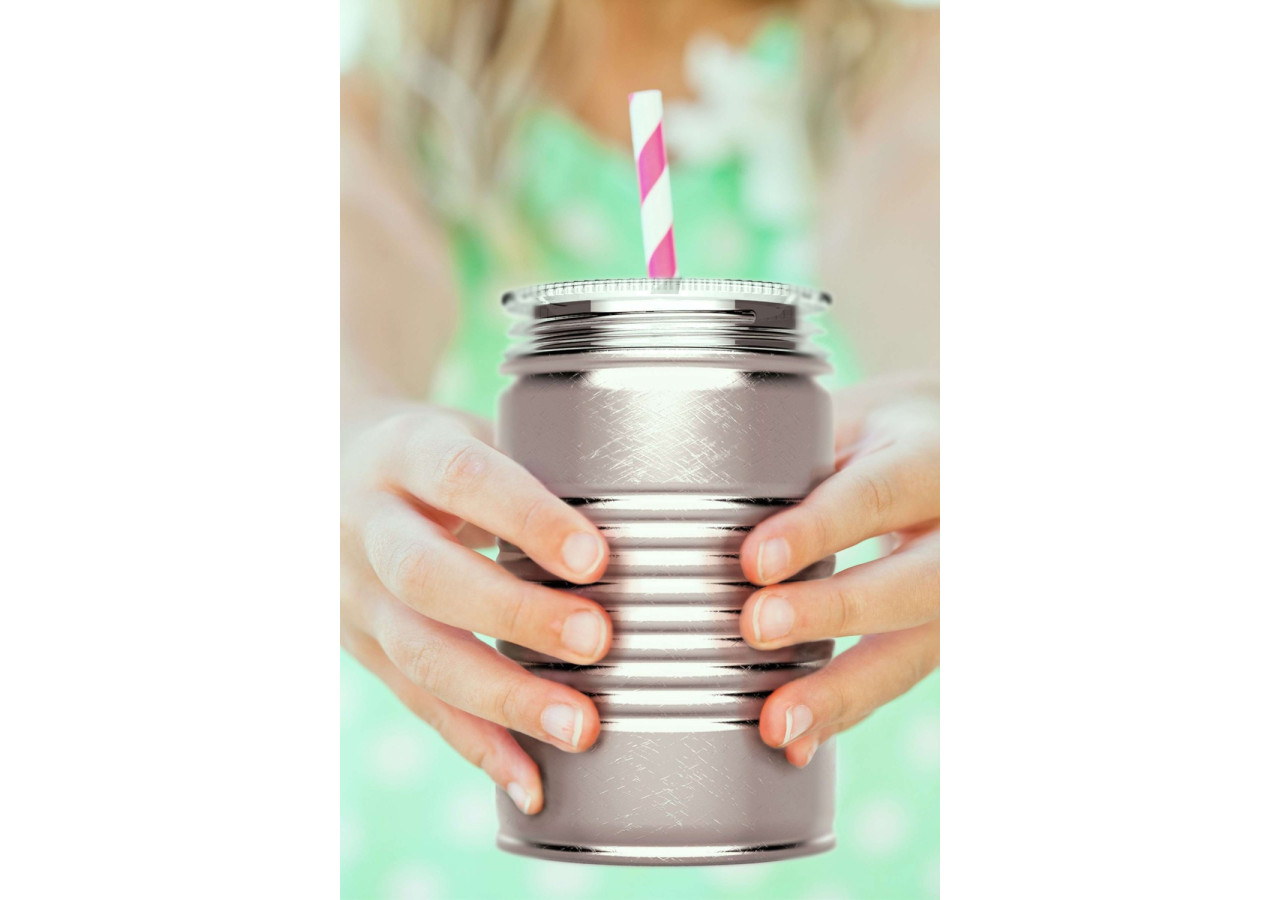 Mason Jar I Can - 540 ml en Acier Inoxydable - AN 009198 - Asobu