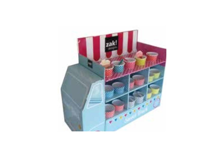 Support de présentation Camion de Glaces - Capacité de 84 pièces - ZK 688908 - Zak!Designs