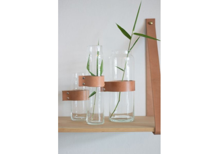 Verre à Eau Wrap Me - 6.7 x 12.3 cm avec bande en cuir - TD 017300 - TAK Design 2