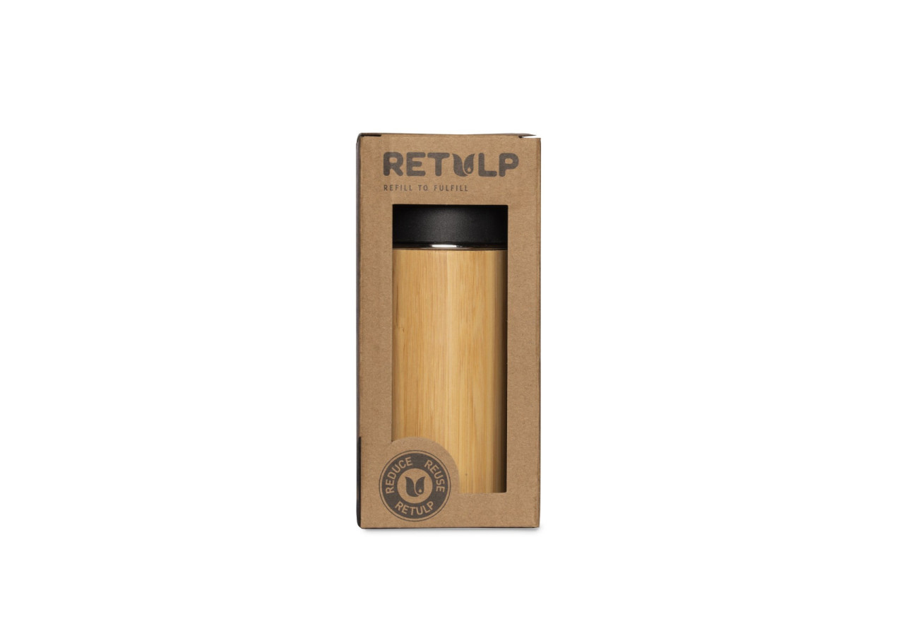 Tasse Thermos Retulp Tumbler - 250 ml en Bambou/RVS - RE 800522 - Retulp