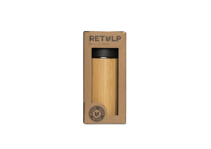 Tasse Thermos Retulp Tumbler - 250 ml en Bambou/RVS - RE 800522 - Retulp