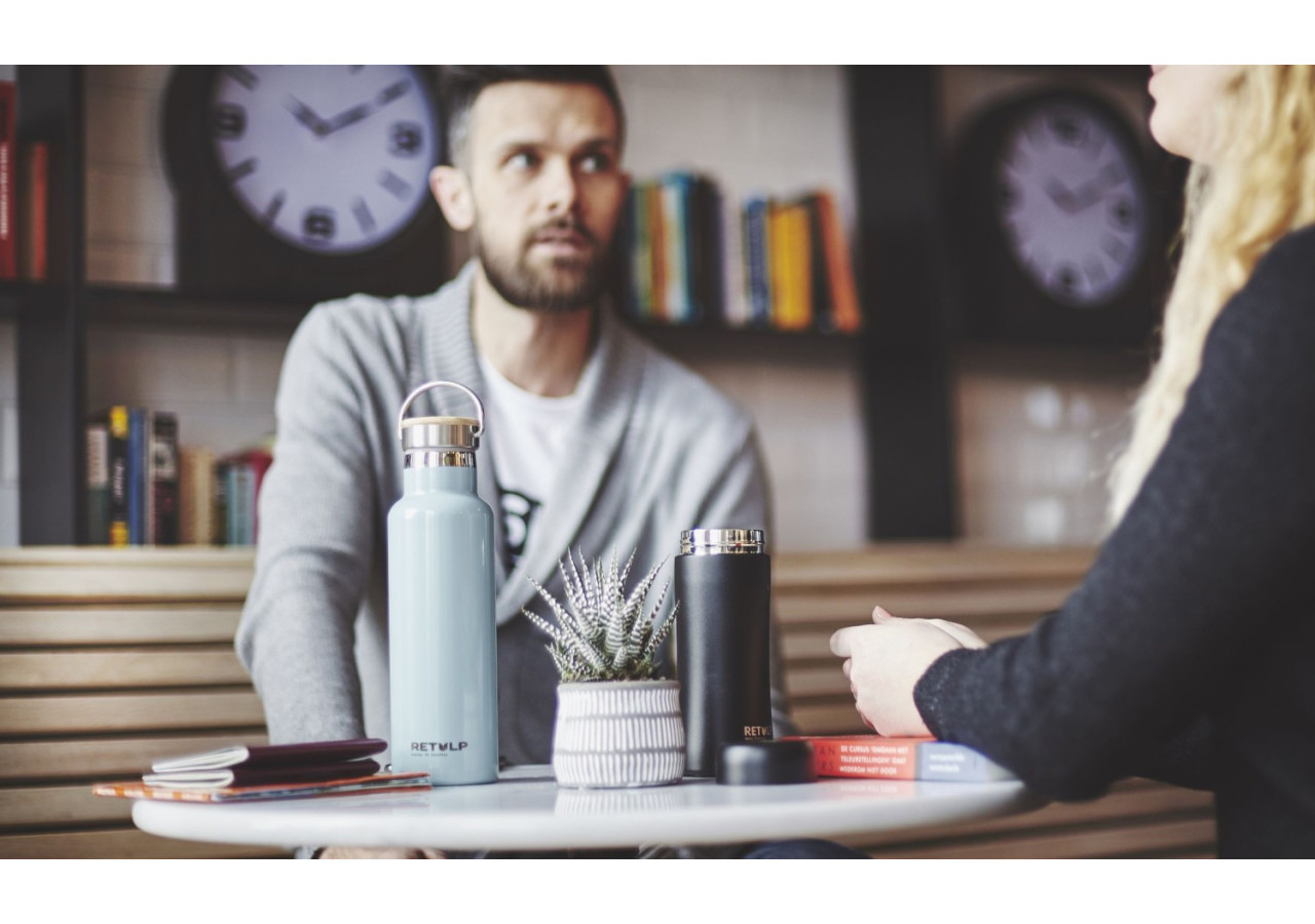 Tasse Thermos 300 ml - Noir Mat Élégant - RE 221473 - Retulp