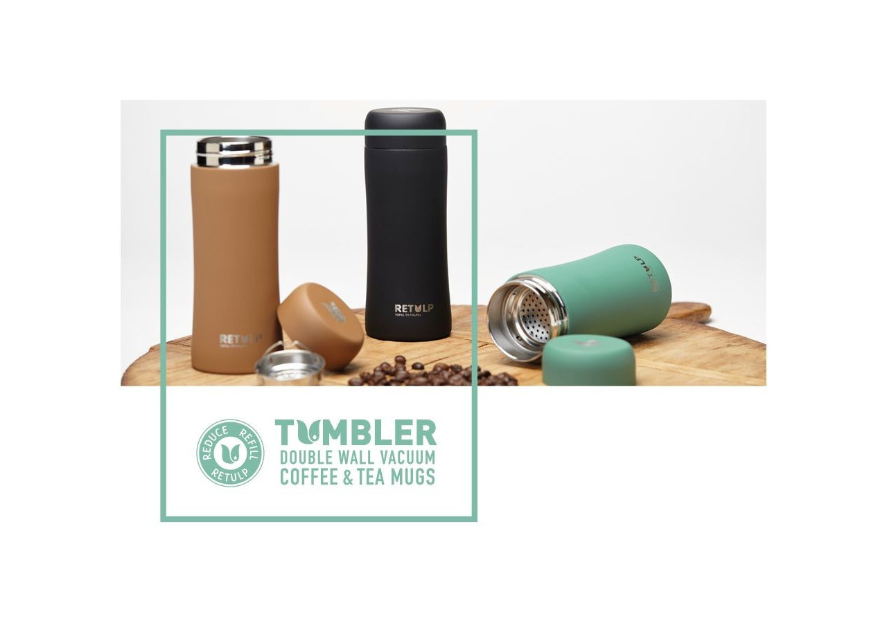 Tasse Thermos 300 ml - Noir Mat Élégant - RE 221473 - Retulp