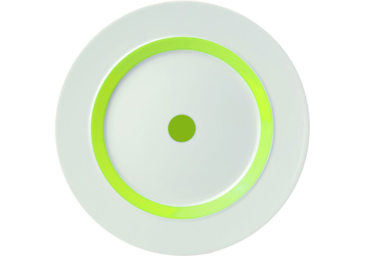 Assiette à dîner Serveren The Dot - 28 cm en céramique avec pois verts - VI 153125 - Vice Versa