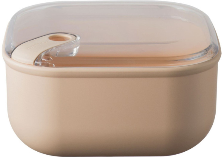 Lunchbox Pull Box - Carrée 2 litres en plastique recyclé (rose) - OM 342474 - Omada