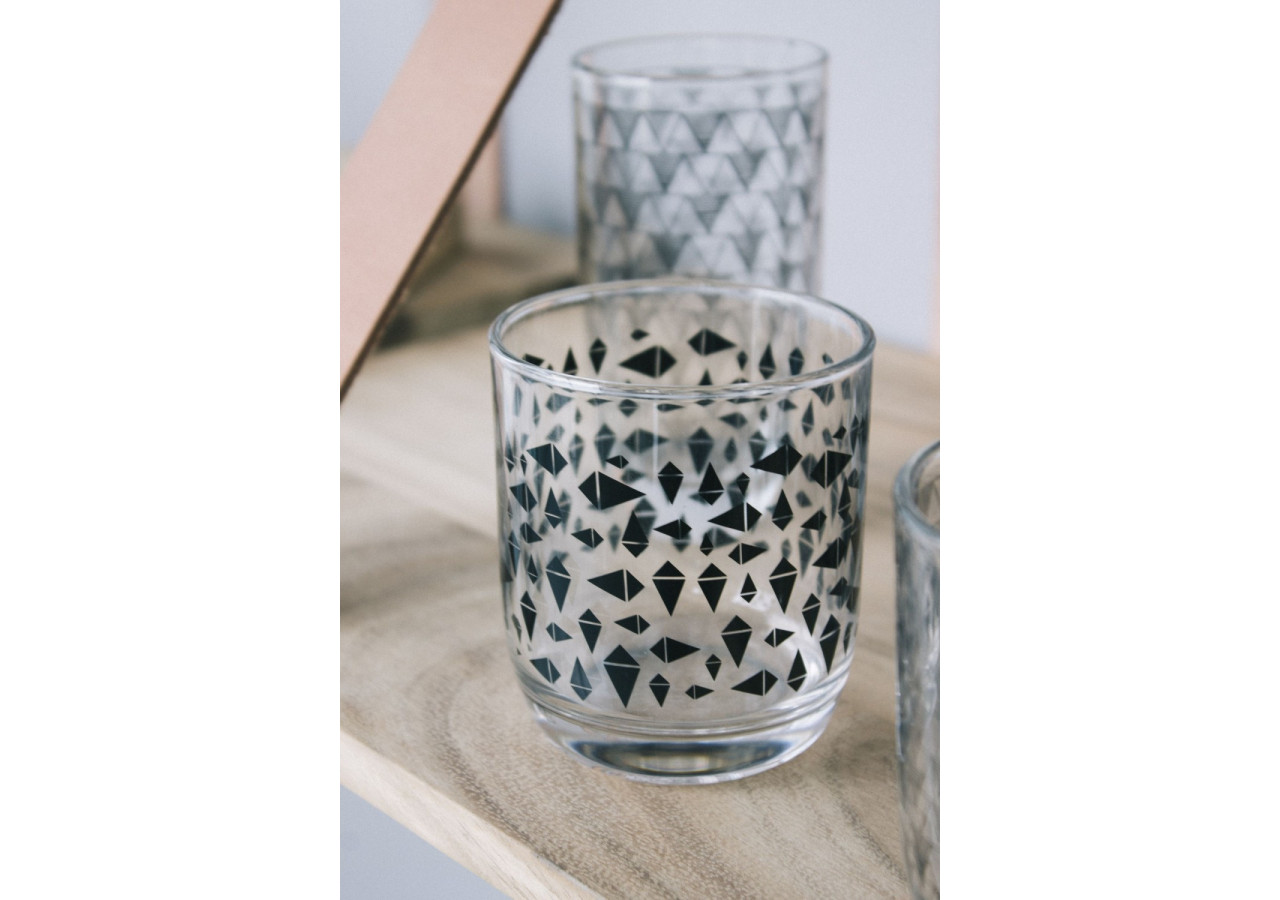 Verre à Eau Bas Gold Diamond - Écologique et Élégant - TD 016587 - TAK Design