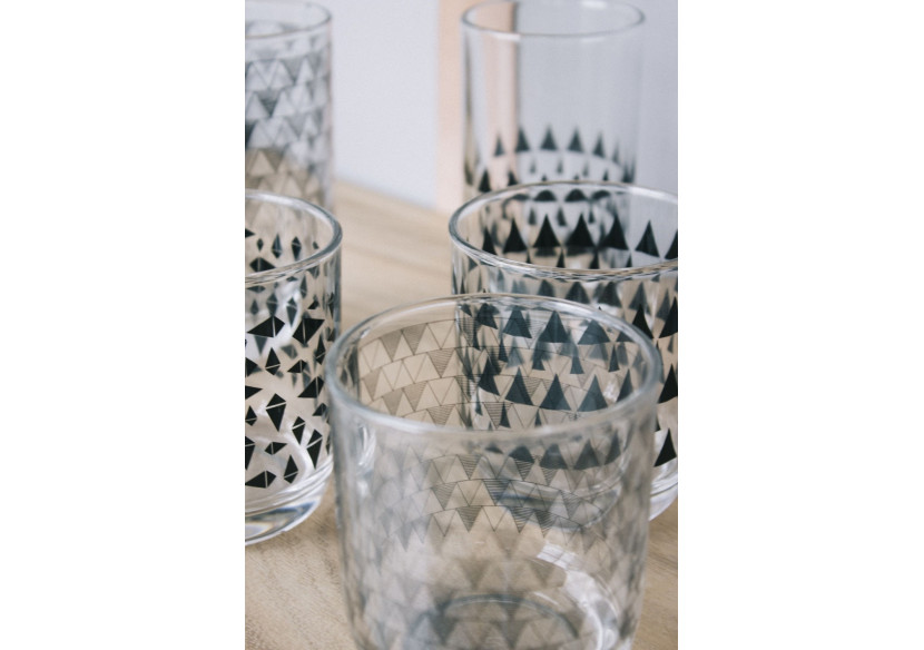 Verre Bas à Motif Cuivre - Élégance et Originalité - TD 016617 - TAK Design