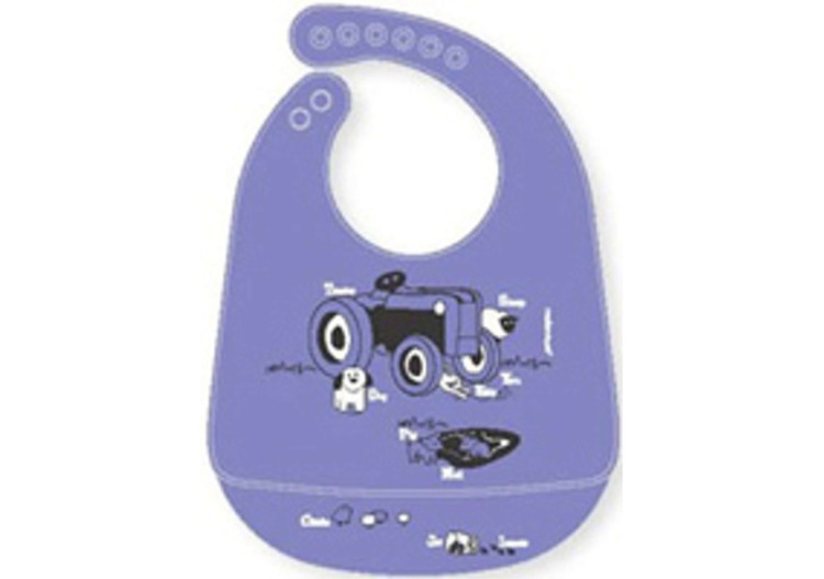 Bavoir pour Bébé Farm Buddies avec Réceptacle - Écologique et Confortable - MT 011359 - Modern Twist