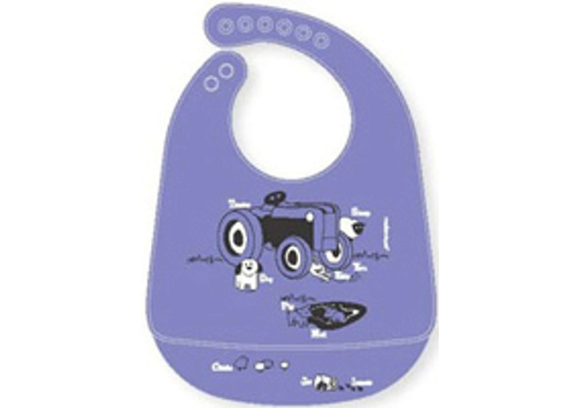 Bavoir pour Bébé Farm Buddies avec Réceptacle - Écologique et Confortable - MT 011359 - Modern Twist