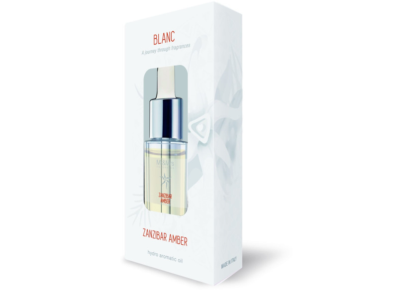 Huile Aromatique Hydro 15 ml Zanzibar Amber - Luxe et Élégance - MM 333355 - Mr & Mrs Fragrance