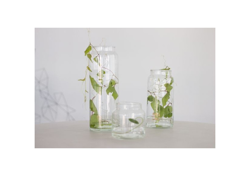 Verre à boire XL fait main - 10 x 30 cm Étoiles Cuivrées - TD 017072 - TAK Design