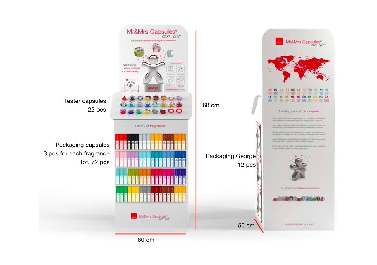 Capsules de diffuseur POS - George - MM 659609 - Mr & Mrs Fragrance